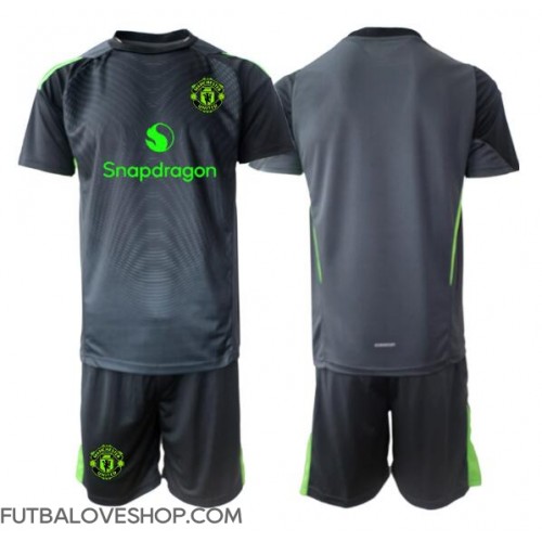 Dres Manchester United Brankarsky Preč pre deti 2025-26 Krátky Rukáv (+ trenírky)